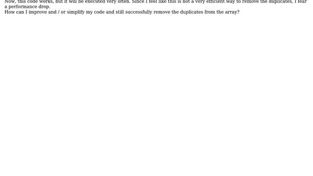 Code Review: Remove duplicates from array of non-equatable objects смотреть онлайн