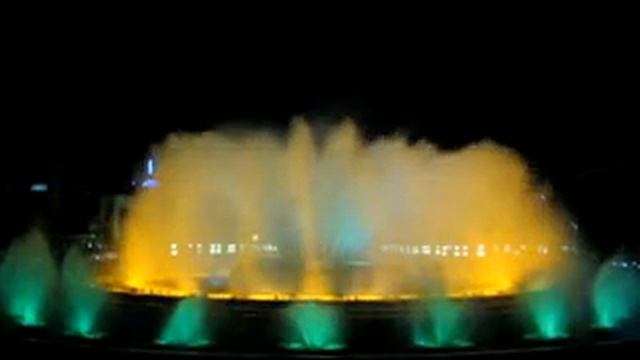 Испания, Барселона. "Поющие" фонтаны. смотреть онлайн