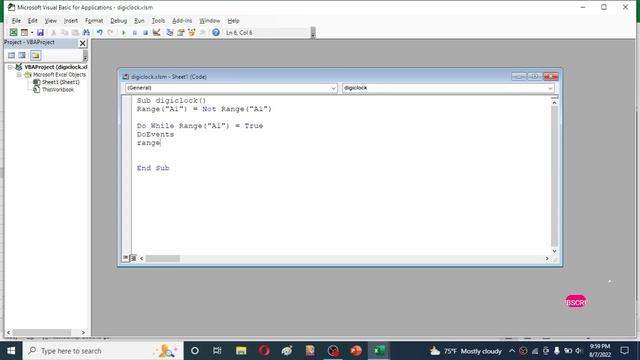 Learn to Create a live Digital Clock in Excel | How to Display Live Clock in Excel смотреть онлайн