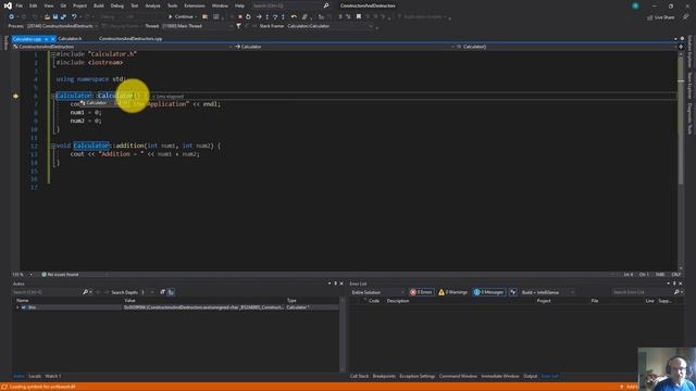 C++ Tutorial | Constructors and Destructors смотреть онлайн