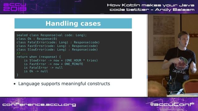 How Kotlin makes your Java code better - Andy Balaam [ACCU 2019] смотреть онлайн