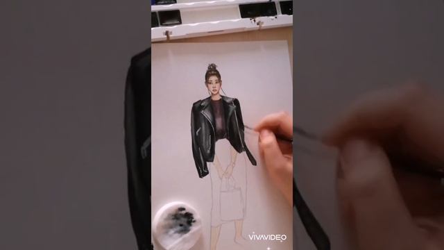 FASHION SKETCH SPEED ART | РИСОВАНИЕ | ХОББИ смотреть онлайн