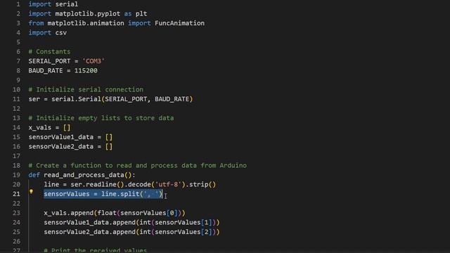 Real-Time Data Visualization and CSV Logging with Arduino and Python смотреть онлайн