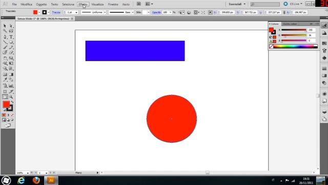 Adobe Illustrator CS5 TUTORIAL - Gli Effetti - ITALIANO смотреть онлайн