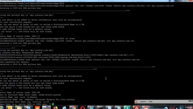 How to Create CSR in Linux Ubuntu смотреть онлайн