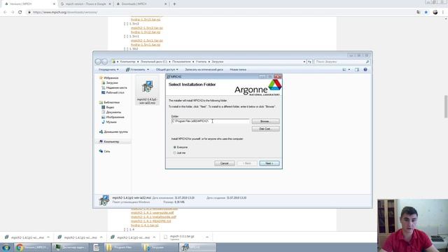 1_1_установка_mpich2_x32 смотреть онлайн