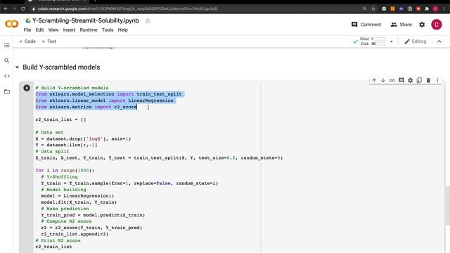 How to examine chance prediction of a machine learning model (Y-Scrambling / Y-Permutation) смотреть онлайн