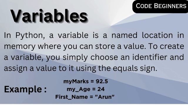 Python Identifiers, Keywords, Variables and Comments: A Beginner's Guide | Code Beginners смотреть онлайн