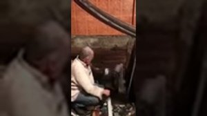 как забить трубу для воды  #1