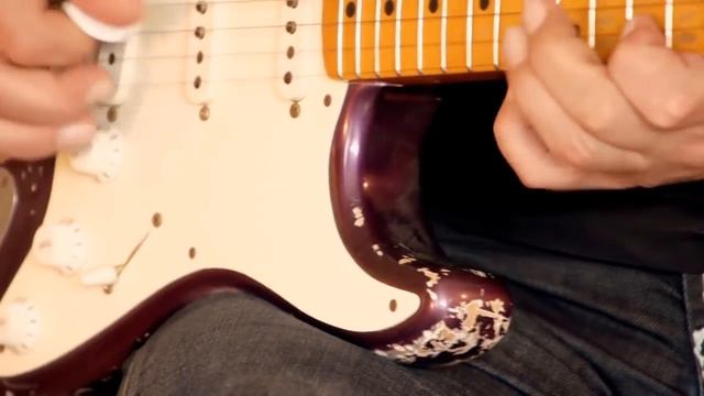 2010 Fender Custom Shop 1956 Stratocaster, Relic, purple, Part2 смотреть онлайн