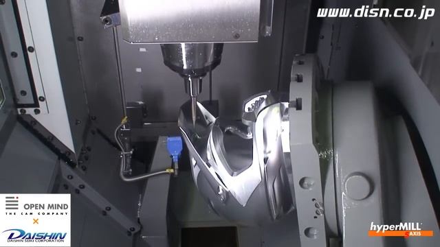 5Axis Machine Cutting HELMET / DAISHIN SEIKI CORPORATION смотреть онлайн