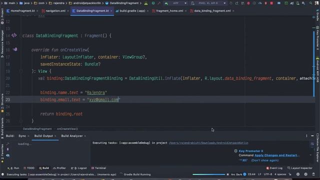 Android Jetpack Architecture Part3: Data Binding Kotlin | Android Studio Tutorial смотреть онлайн