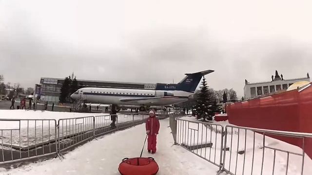 Тюбинг. Самая большая горка в России. Tubing. The Biggest Hill In Russia.