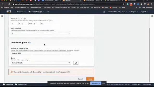 AWS Lambda | Part 5 | Dead-Letter-Queue for Lambda смотреть онлайн