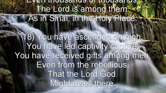 Psalm 68 (NKJV) - The Glory of God in His Goodness to Israel смотреть онлайн