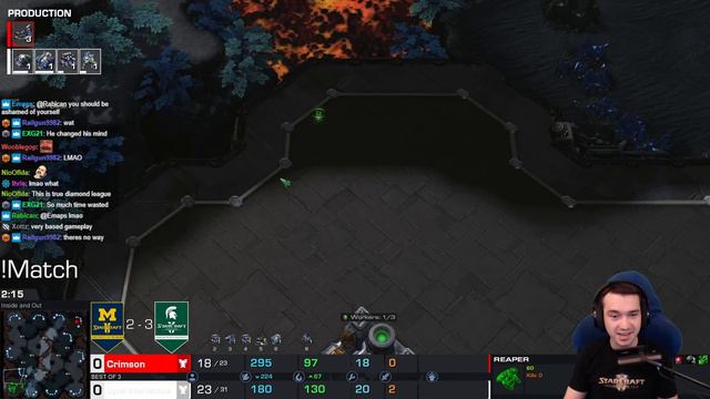 StarCraft 2 Bronze to Masters Match: Michigan vs Michigan State - Round 4 смотреть онлайн