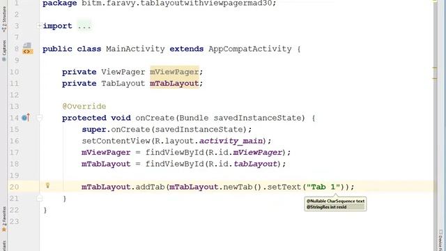 tablayout with viewpager 21 No Tutorial смотреть онлайн