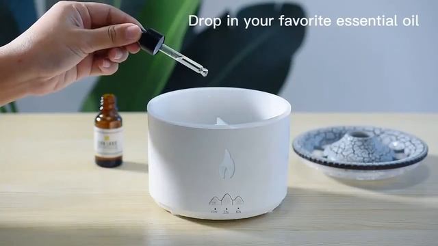 V19 volcano diffuser flame aroma humidifier смотреть онлайн
