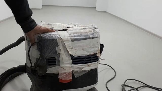 Пылесос профессиональный BOSCH Gas 35 L SFC+ часть 3 состояние после первого использования смотреть онлайн