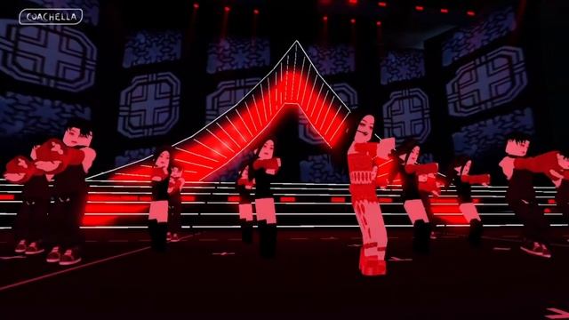 BLACKPINK - Coachella 2023 FLOWER(꽃) - JISOO (Roblox Performance)