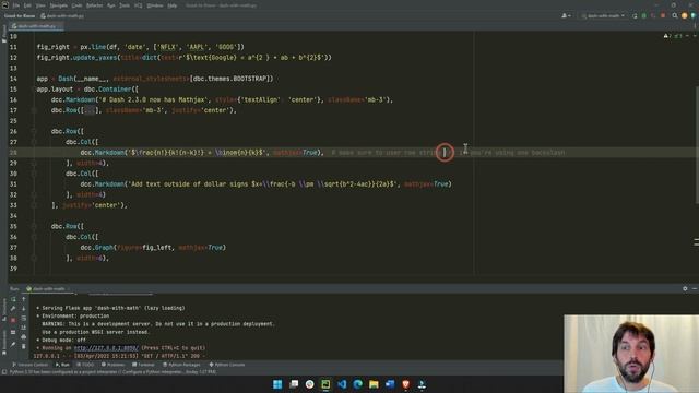 Use Mathjax in your Python Web App - Plotly Dash смотреть онлайн