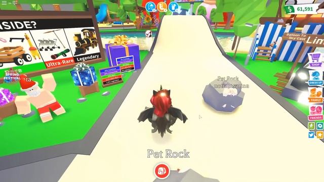 My Pet Rock Turned Into A PRINCE At MIDNIGHT In Adopt Me! (Roblox) смотреть онлайн