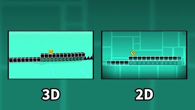 3D vs 2D | Geometry Dash смотреть онлайн