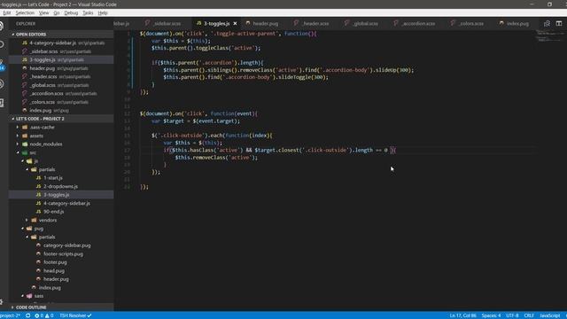 75-Let's Code - Project 2 - Category Sidebar Responsive (part-2) смотреть онлайн