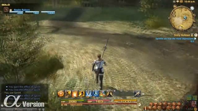 FINAL FANTASY XIV ONLINE: A REALM REBORN 'Quests and Combat' Alpha Gameplay Footage смотреть онлайн