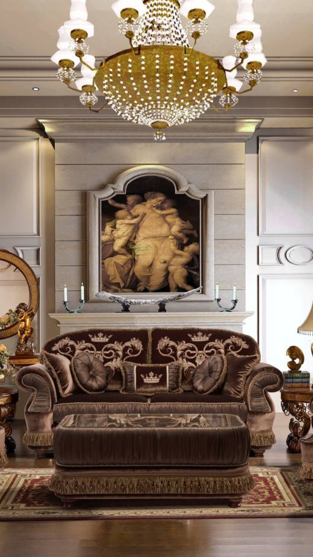 Диван с ручной вышивкой смотреть онлайн