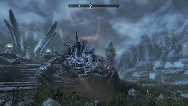 Alduin's death- Elder Scrolls V Skyrim смотреть онлайн