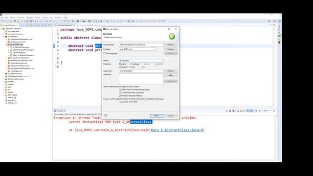 Java Selenium # 10 | Abstraction Interview Question # Part 1 | NATASA Tech смотреть онлайн