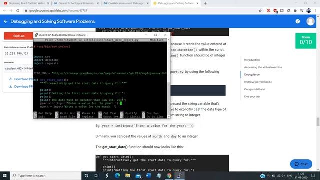 Troubleshooting & Debugging Techniques - Week 4 Solved || Coursera Google IT Automation with Python смотреть онлайн