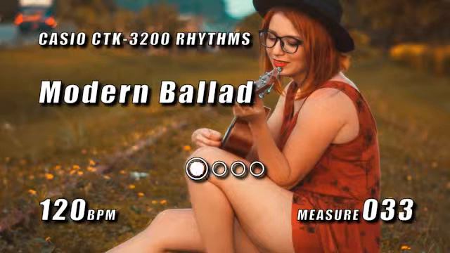 Casio BALLAD Rhythms - 013 Modern Ballad смотреть онлайн