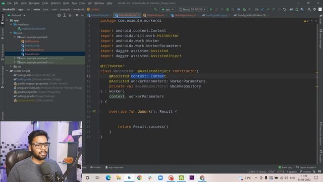 Dependency Injection in Worker with Dagger Hilt #hindi | #android | #kotlin | #mobiledevelopment смотреть онлайн