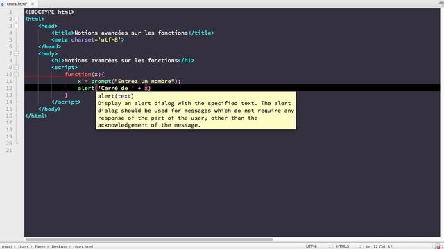 COURS COMPLET JAVASCRIPT [30/65] - Les fonctions auto invoquées смотреть онлайн