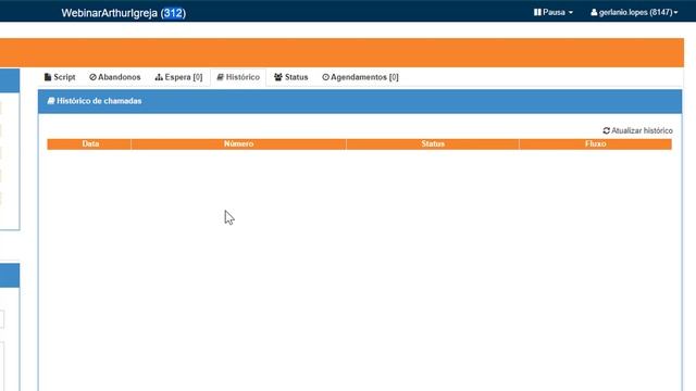 Tela do Agente - Fortics PBX смотреть онлайн