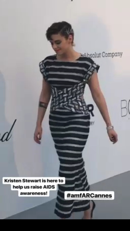 Кристен на ужине AMFAR Gala смотреть онлайн