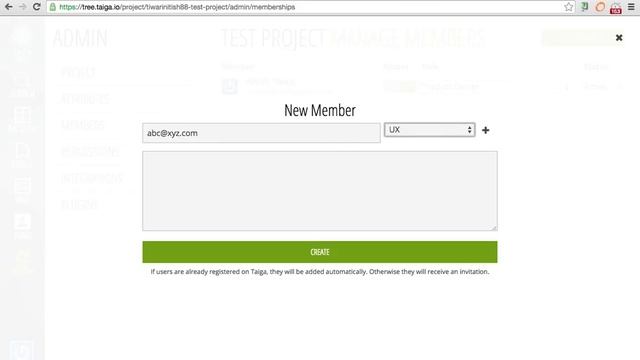 Tutorial 8 Taiga.io - Add a new member & manage persmissions смотреть онлайн