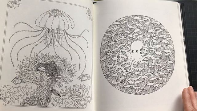 FLIP THROUGH: Luna coloring book by MARIA TROLLE смотреть онлайн