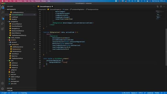 Tutorial 64 - React / React-Native - 84 - Colocando paginación al carousel смотреть онлайн