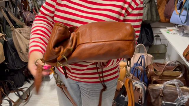 Сумки. Кожа винтаж. Италия. смотреть онлайн