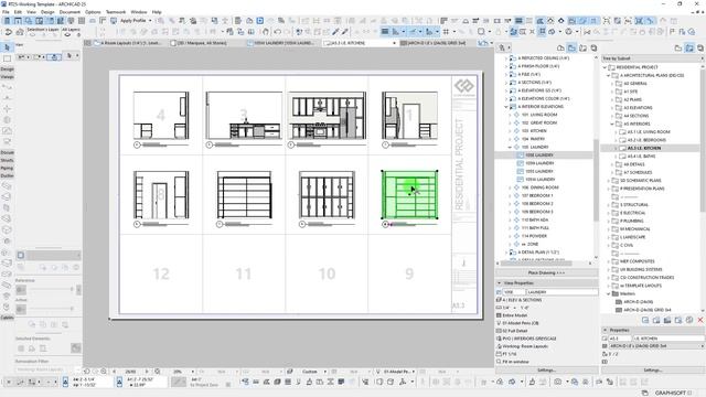 How To Automatically Name And Place Interior Elevations On Layouts In Archicad!