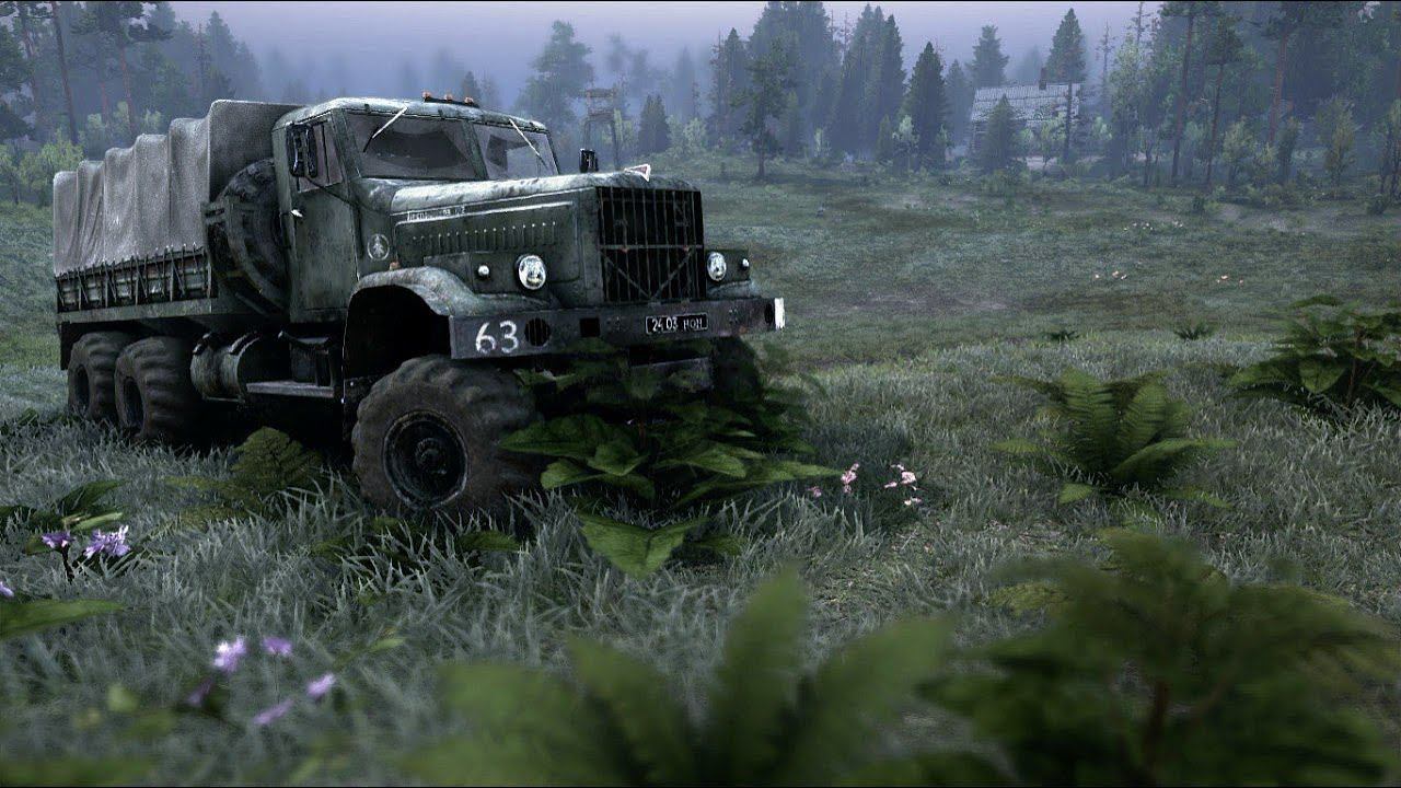 Spintires: MudRunner - Карта Чернь. Воины бездорожья. Суровые Лесовозы. Игра с подписчиками смотреть онлайн