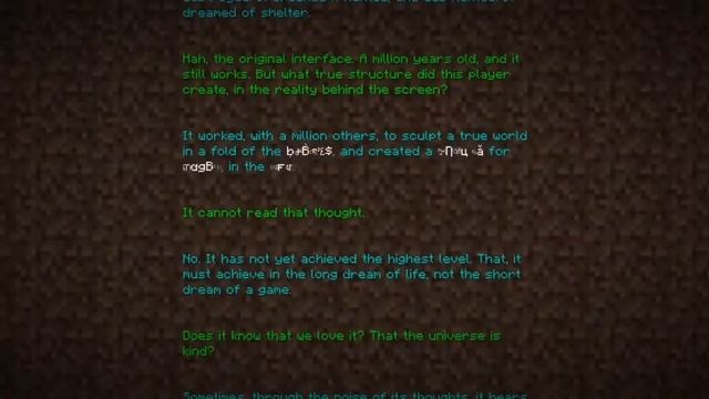 В чем смысл поэмы Края в Minecraft? смотреть онлайн