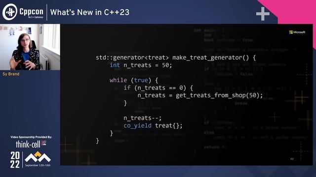 What’s New in C++23 - Sy Brand - CppCon 2022 смотреть онлайн