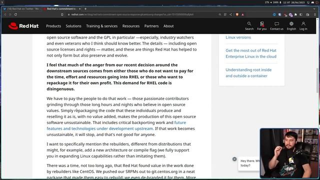 Red Hat Responds To The RHEL Source Code Drama смотреть онлайн