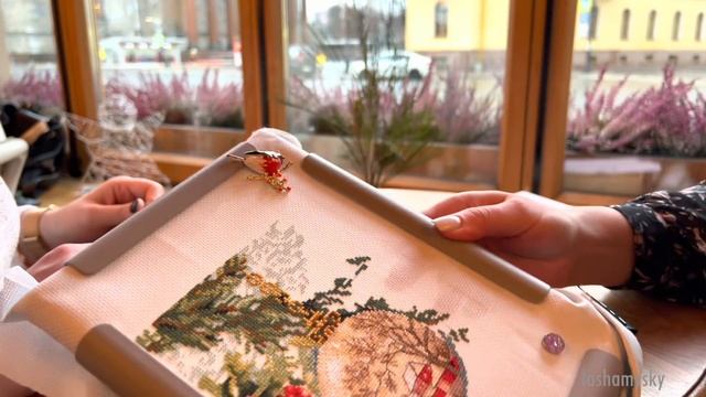 73. Вышивальная встреча | Завтрак с вышивкой ? | HDR | Вышивка крестом смотреть онлайн