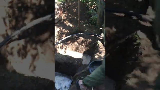 Бурим скважину Под 125 в ручную смотреть онлайн