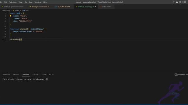Javascript Deep Copy call by reference call by value смотреть онлайн